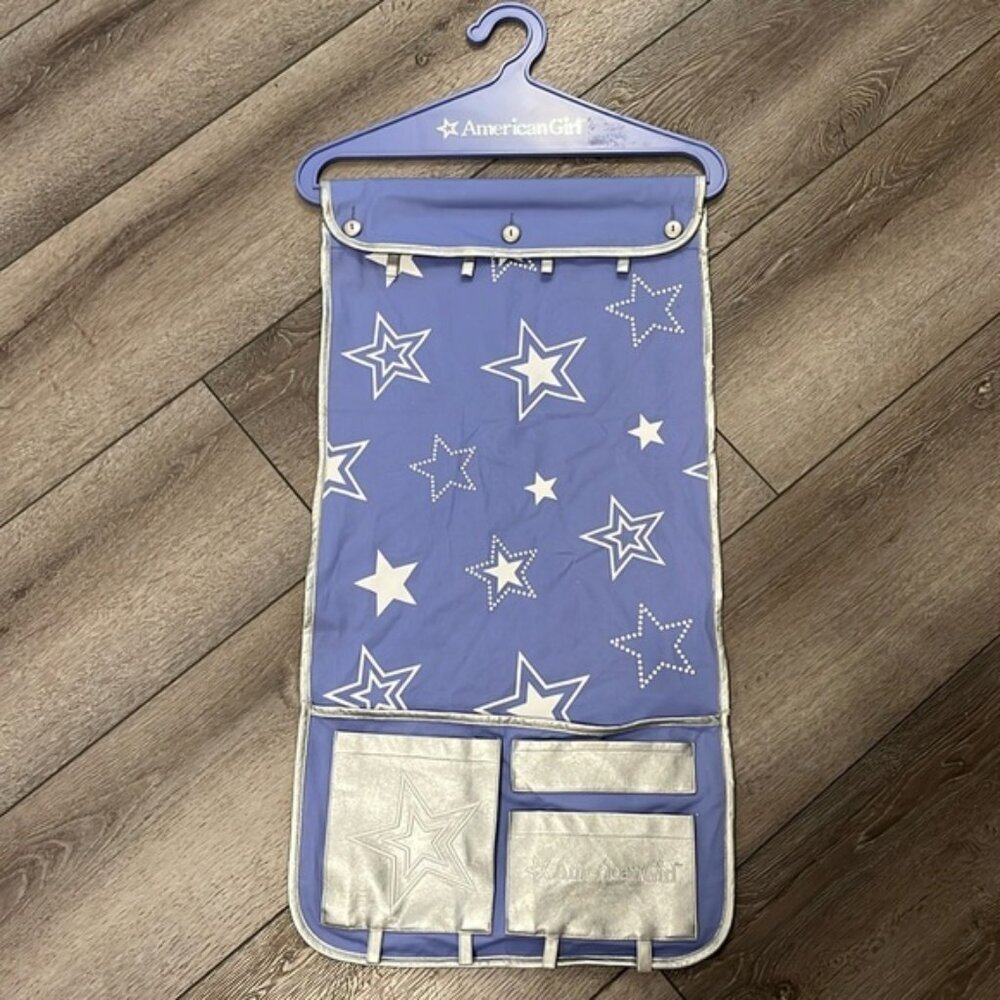 American Girl purple star CLOSET HANGER for GIRLS to organize DOLL OUTFITS